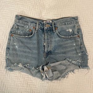AGOLDE Parker cut off shorts - 24